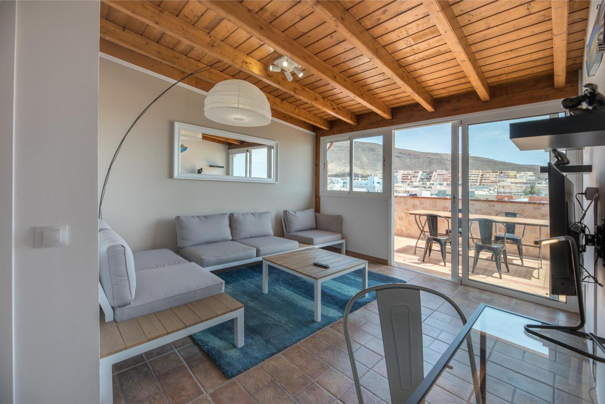 Attico Vista Oceano E Citta 3 Camere 2 Bagni Wifi Ac Morro Jable  Eksteriør bilde