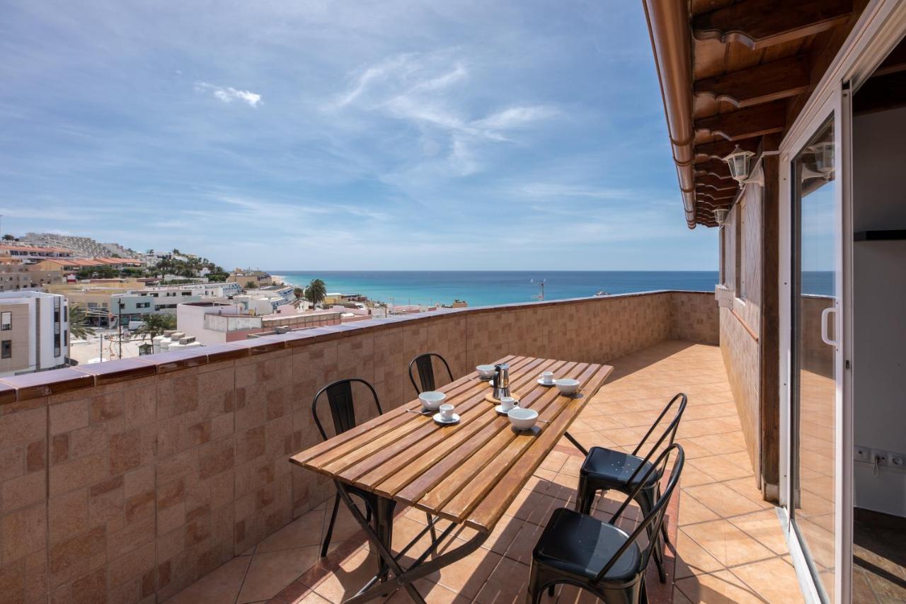 Attico Vista Oceano E Citta 3 Camere 2 Bagni Wifi Ac Morro Jable  Eksteriør bilde